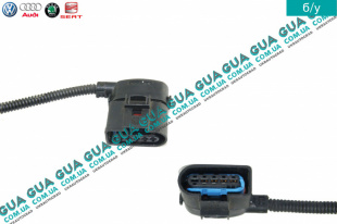 Фишка расходомера воздуха ( воздухомера / датчика массового расхода воздуха ) ДМРВ   