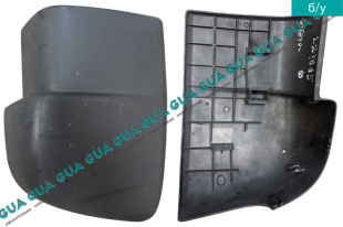Клык бампера задний правый VW / ВОЛЬКС ВАГЕН LT28-55 1996-2006 / ЛТ28-55 96-06 2.5SDI (2461 куб.см.)