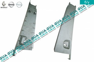 Внутренняя обшивка ( молдинг ) левой средней стойки нижняя часть Renault / РЕНО MASCOTT 2004-2010 / МАСКОТ 04-10 3.0TDI (2953 куб.см.)