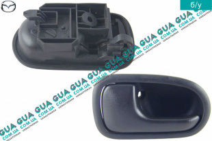 Ручка двери внутренняя левая Mazda / МАЗДА 323 F 1998-2004 1.8 16V (1840 куб.см. ) 