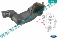 Воздуховод отопителя / корпуса печки ( дефлектор печки ) правый Ford / ФОРД ESCORT 1992-1995 / ЭСКОРТ 92-95 1.3 (1299 куб. см.)