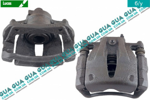 Суппорт передний левый 260/54/24 Opel / ОПЕЛЬ CORSA C 2000-2009 / КОРСА С 00-09 1.7DTI V16 (1686 куб. см.)