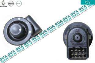 Блок управления зеркалами / джойстик / кнопка регулировки зеркал   