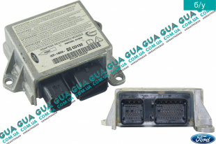 Блок управления подушками безопастности / AirBag модуль Ford / ФОРД MONDEO III 2001-2007 / МОНДЕО 3 2.0  16V DI/TDDI/TDCI (1998 куб.см.)
