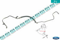 Шланг / патрубок гидроусилителя руля ( трубка высокого давления от ГУР к рейке ) Ford / ФОРД ESCORT 1992-1995 / ЭСКОРТ 92-95 1.3 (1299 куб. см.)