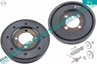 Шкив коленвала демпферный 6 ручейков ( шкив коленчатого вала ) Opel / ОПЕЛЬ CORSA C 2000-2009 / КОРСА С 00-09 1.7DTI V16 (1686 куб. см.)