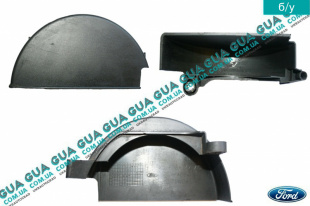 Защита верхняя задняя ремня привода ГУРа и Водяной помпы Ford / ФОРД MONDEO III 2001-2007 / МОНДЕО 3 2.0  16V DI/TDDI/TDCI (1998 куб.см.)