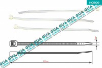 Стяжка / хомут пластиковый L190x5 ( белый ) 1шт