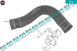 Трубка / патрубок ЕГР / EGR Suzuki / СУЗУКИ IGNIS 2003-2006 1.3DDIS (1248 куб. см.)