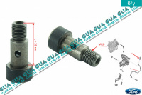 Пустотелый болт / винт турбины ( трубки подачи масла в турбину ) М10х29