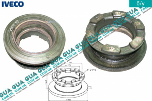 Тормозной диск задний не вентилируемый   