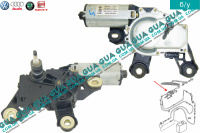 Моторчик стеклоочистителя задней двери / ляды ( электродвигатель дворников ) Seat / СЕАТ TOLEDO II 1999-2006 2.3 V5 (2324 куб.см.)