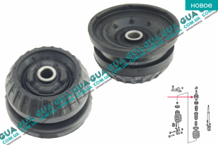 Опора / подушка амортизатора переднего   