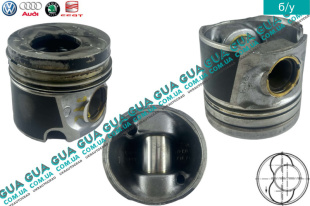 Поршень STD ( стандарт ) 3-4 цилиндр ( с охлаждением )   