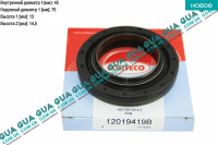 Сальник хвостовика редуктора заднего моста 45x75x13/14,5