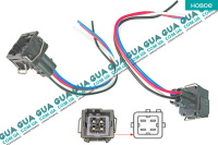 Фишка / разъем з проводами ( штекер датчика температуры жидкости корпуса термостата ) 4 контакта