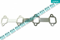 Прокладка выпускного коллектора ( двойная ) Ford / ФОРД TRANSIT 1985-2000 / ТРАНЗИТ 85-00 2.5TD (2496 куб.см.)