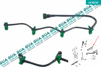 Трубка топливная обратки ( возвратка )  шланг форсунок Volvo / ВОЛЬВО V50 1.6D (1560 куб.см.)