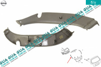 Молдинг / обшывка / накладка левая ляды ( задней двери / крышки багажника ) хетчбек Nissan / НИССАН ALMERA N16 / АЛЬМЭРА Н16 2.2 DCI ( 2184 куб.см.)