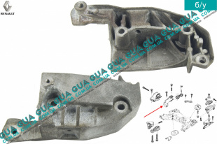 Кронштейн двигателя правый   