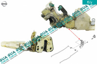 Замок задней левой двери ( электрический 2 пина)  Nissan / НИССАН ALMERA N16 / АЛЬМЭРА Н16 2.2 DCI ( 2184 куб.см.)