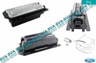 Фонарь подсветки ( плафон освещения багажника ) Ford / ФОРД C-MAX II / С-МАКС 2 1.6 Ti (1596 куб. см.)