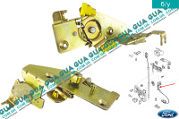 Механизм замка задней левой распашной двери