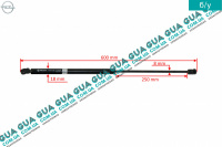 Амортизатор задней двери ( амортизатор крышки багажника ) телескопическая рейка / универсал