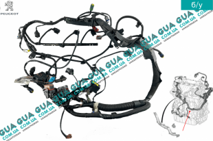 Электропроводка двигателя  ( жгут проводов )    