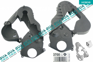 Защита ремня ГРМ ( комплект 3шт ) Peugeot / ПЕЖО PARTNER M59 2003-2008 / ПАРТНЕР М59 03-08 1.9D (1868 куб.см.)