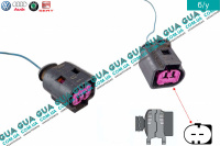 Фишка / разъем / штекер генератора с проводом ( колодка 1 контакт )