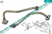 Трубка рециркуляции ЕГР / EGR Nissan / НИССАН ALMERA N16 / АЛЬМЭРА Н16 1.5 (1498 куб. см.)