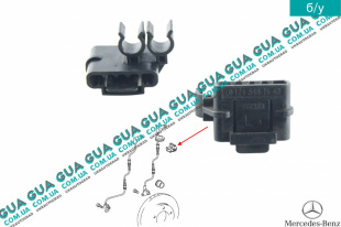 Кронштейн крепления датчика АБС / ABS левый   