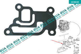 Прокладка клапана EGR / ЕГР Opel / ОПЕЛЬ COMBO 2001-2012 / КОМБО 01-12 1.4 (1364 куб.см)