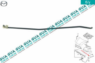 Держатель / упор капота Mazda / МАЗДА 323 F 1998-2004 1.5 16V (1498 куб.см. )