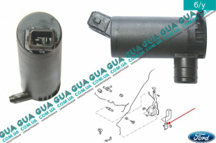 Насос ( моторчик ) стеклоомывателя   