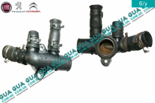  Фланец системы охлаждения ( тройник )   