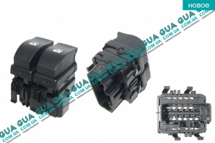 Кнопка стеклоподъемника левая   