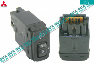 Кнопка регулятор корректора фар Mitsubishi / МИТСУБИСИ PAJERO III 2000-2006 / ПАДЖЕРО 3 00-06 2.5TD 4WD (2477 куб.см.)