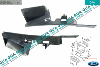 Дефлектор / диффузор радиатора левый Ford / ФОРД FOCUS I 1998-2004 / ФОКУС 1 98-04 1.4 V16 (1388 куб. см.)
