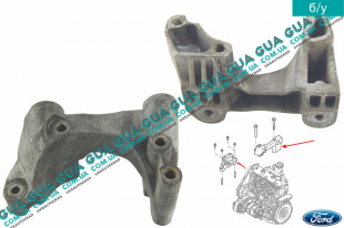 Кронштейн двигателя правый   