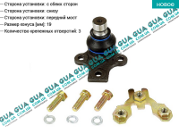 Шаровая опора нижняя ( конус 19 мм ) Seat / СЕАТ INCA 1995-2003 1.9D (1896 куб.см.)