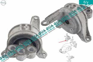 Подушка / опора подушка двигателя правая   