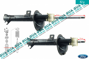 Амортизатор передний левый газомасляний ( стойка )   