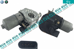 Моторчик переднего стеклоочистителя ( электродвигатель дворников )   