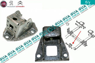Кронштейн передний крепления рессоры   