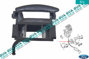 Воздуховод отопителя / печки ( дефлектор )   