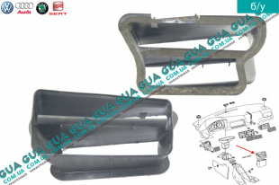 Воздуховод отопителя / печки салона    