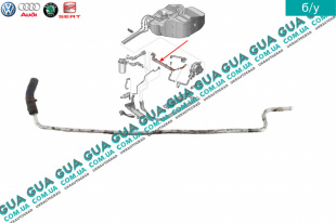 Трубка топливной системы к фильтру ( 1 шт. )    