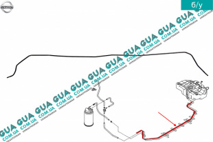 Патрубок / трубка топливной системы магистральная ( обратка )   